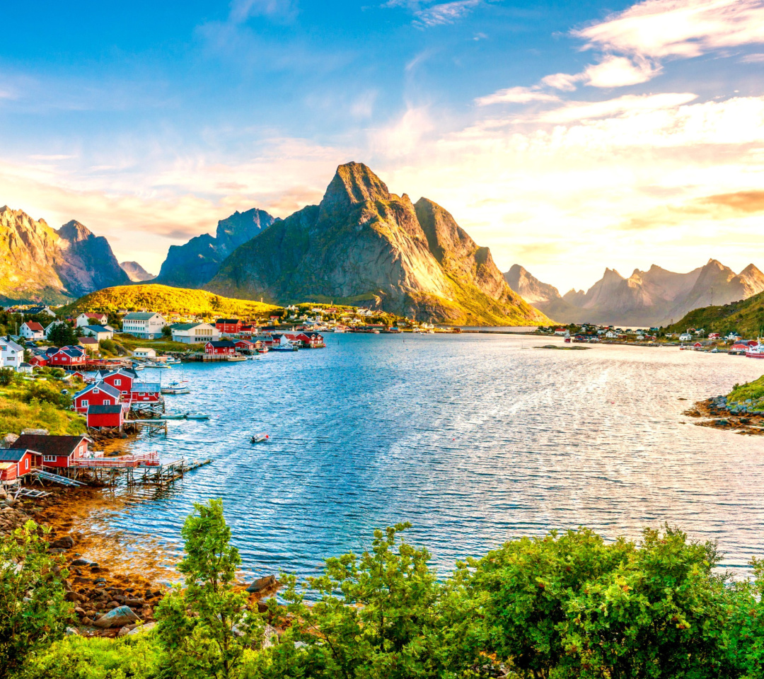 Das Norway Stunning Landscape Wallpaper 1080x960