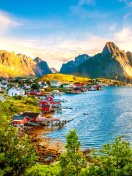 Das Norway Stunning Landscape Wallpaper 132x176