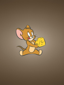 Tom And Jerry Mouse With Cheese wallpaper 132x176
