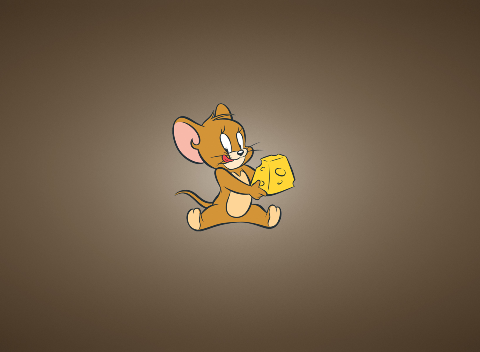 Tom And Jerry Mouse With Cheese wallpaper 1920x1408