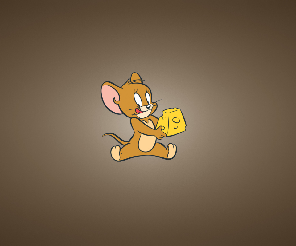 Fondo de pantalla Tom And Jerry Mouse With Cheese 960x800