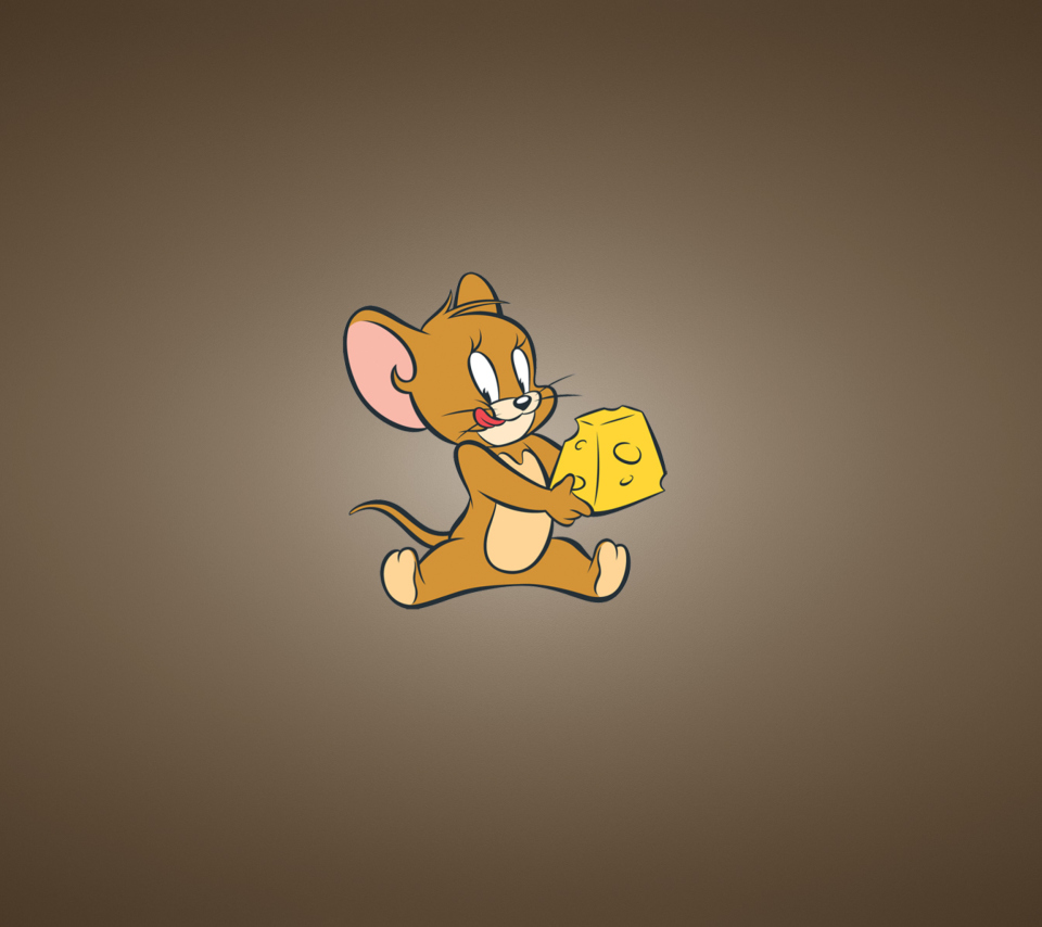 Das Tom And Jerry Mouse With Cheese Wallpaper 960x854