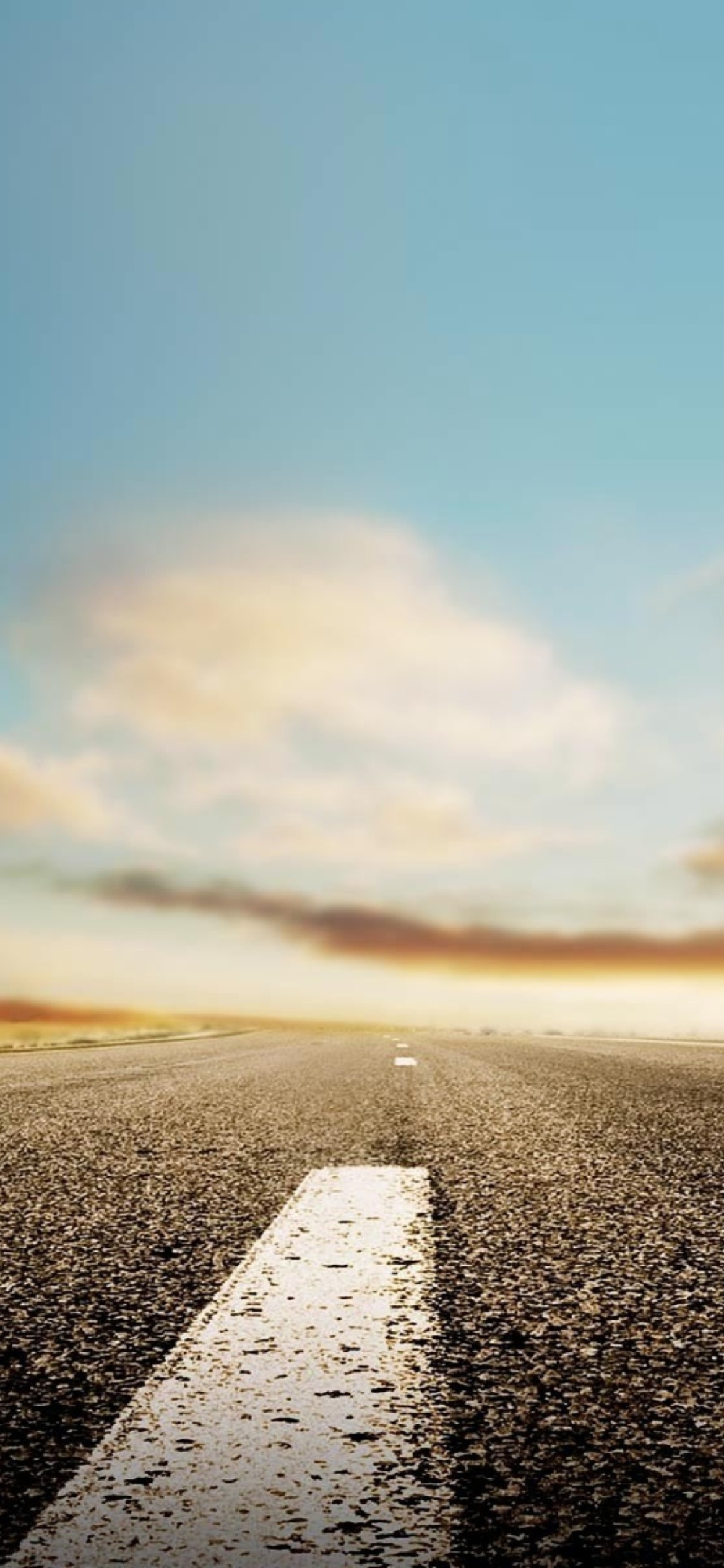 On The Road wallpaper 1170x2532