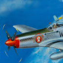 Das North American P-51 Mustang Fighter Wallpaper 128x128