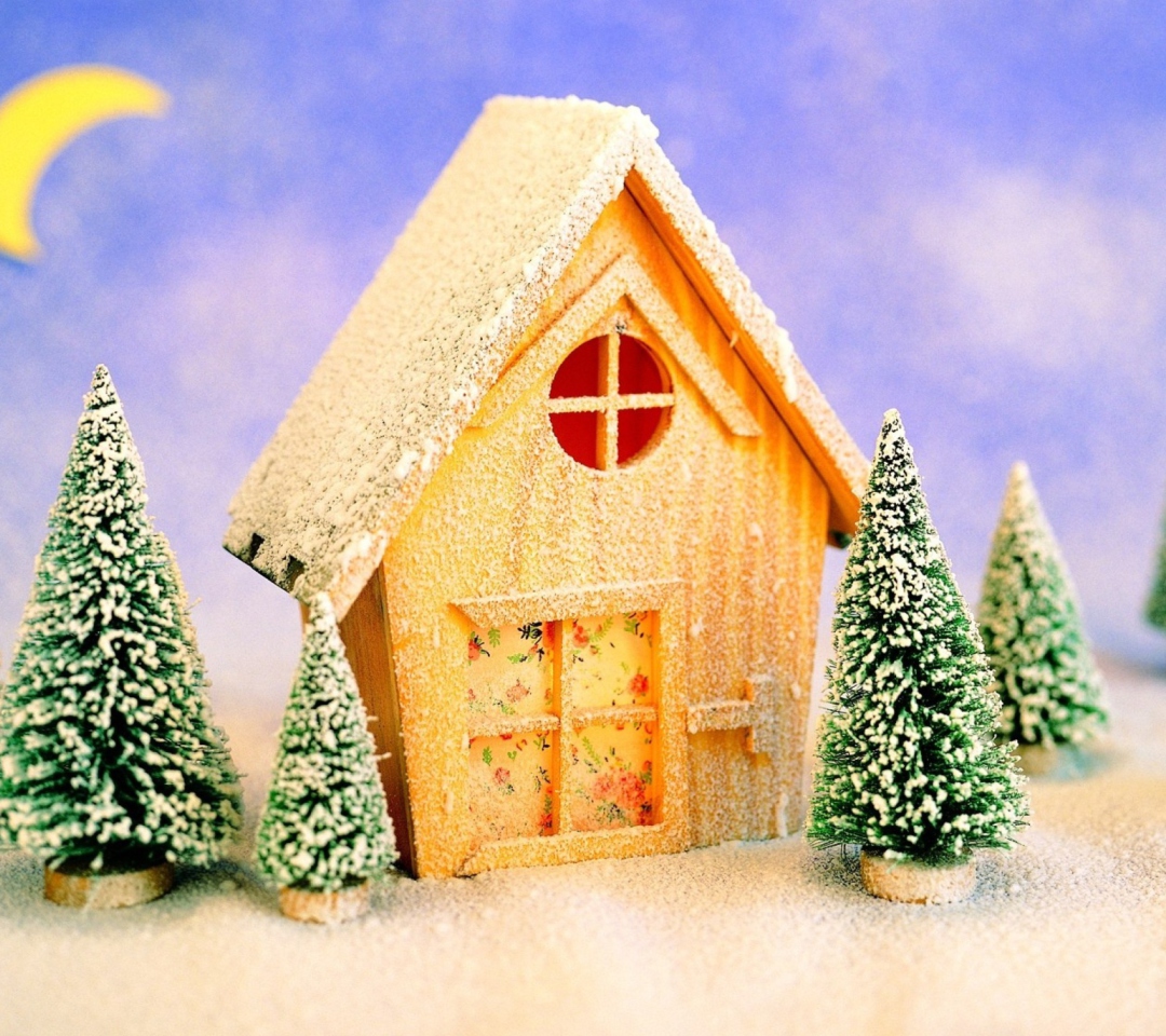Christmas Landscape wallpaper 1080x960