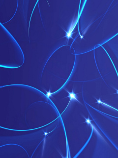 Das Blue Shine Rays Wallpaper 240x320