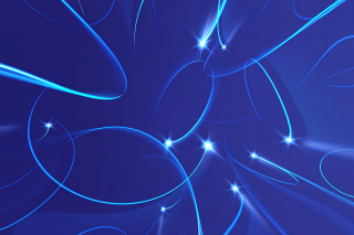 Blue Shine Rays Wallpaper for Android, iPhone and iPad