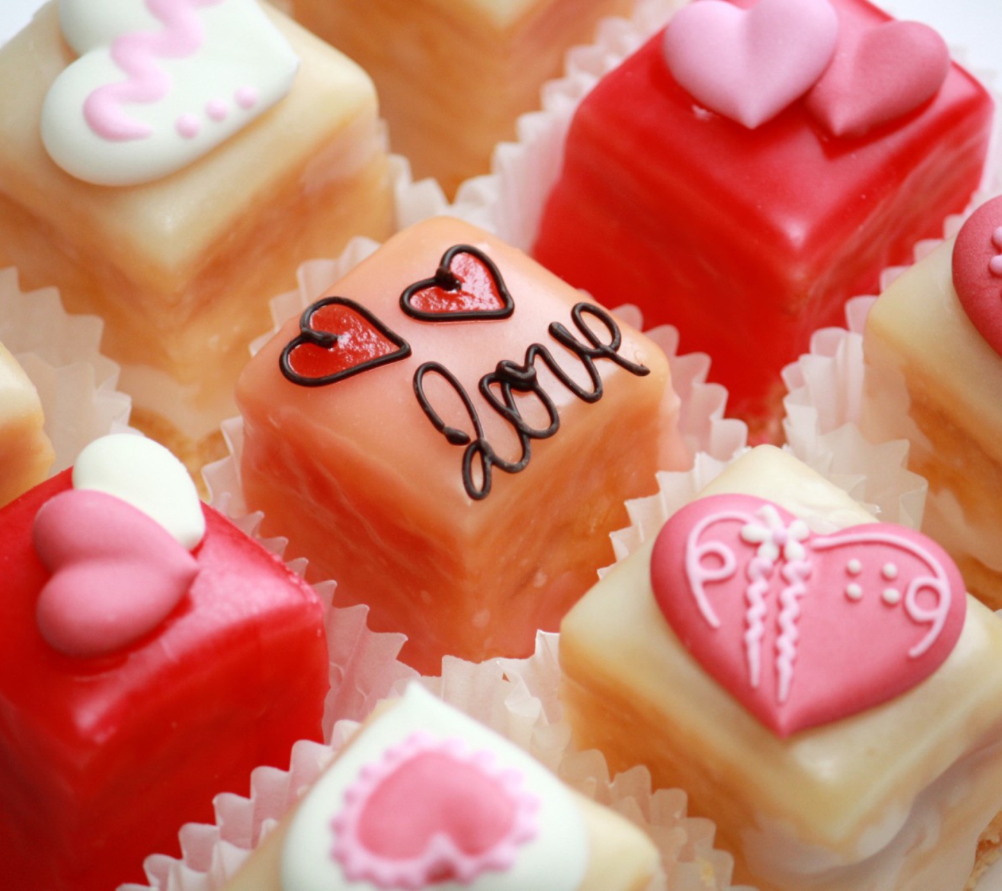 Das Love Cupcakes Wallpaper 1440x1280