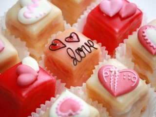 Sfondi Love Cupcakes 320x240