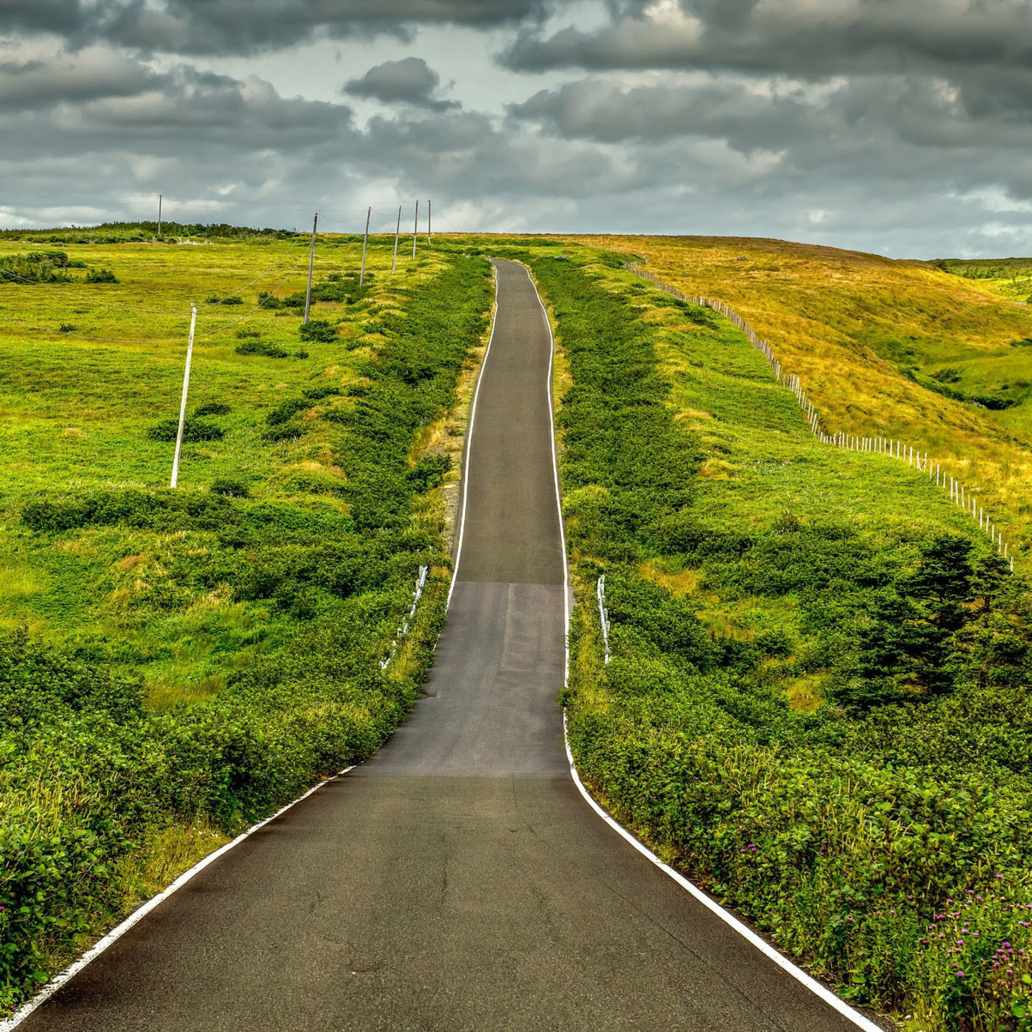 Highway in Scotland wallpaper 2048x2048