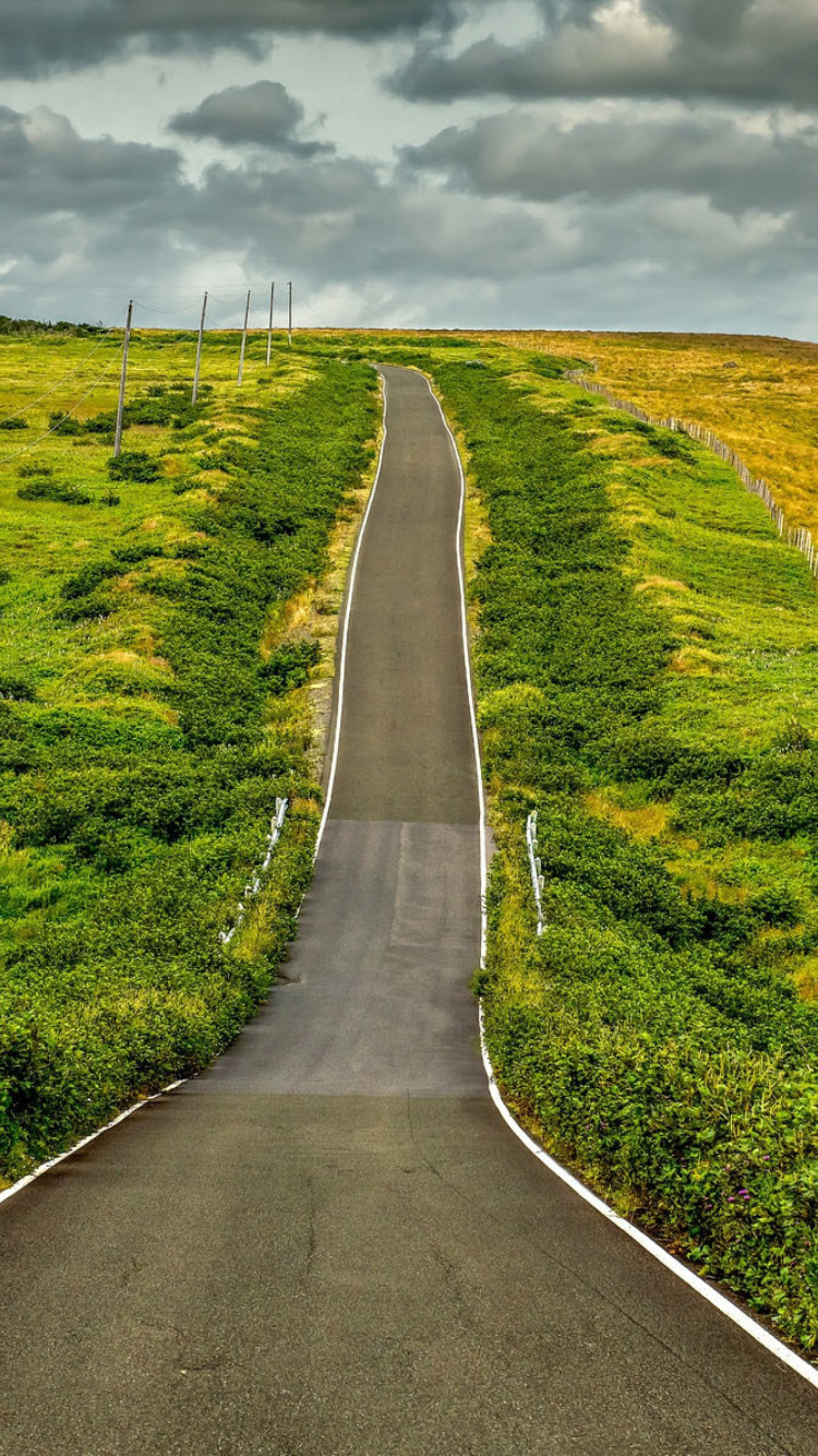 Fondo de pantalla Highway in Scotland 750x1334