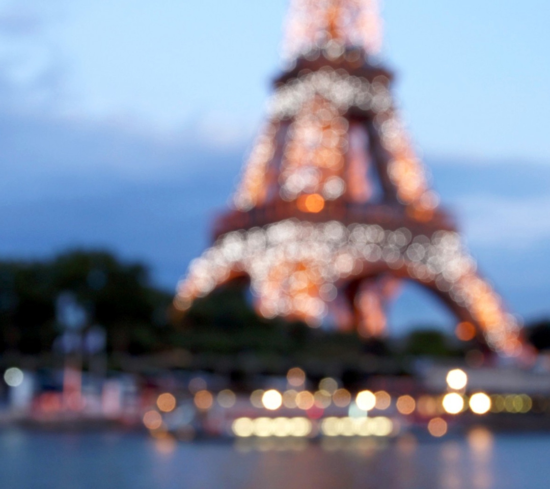 Fondo de pantalla Paris City Lights 1080x960