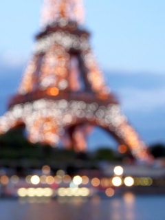 Fondo de pantalla Paris City Lights 240x320