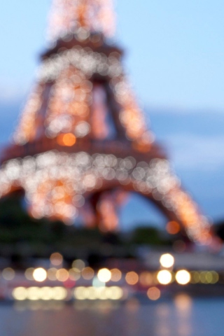 Fondo de pantalla Paris City Lights 320x480