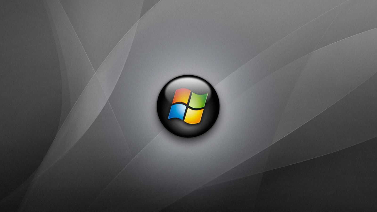 Fondo de pantalla Windows Vista Grey 1600x900