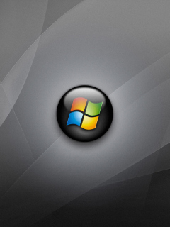 Das Windows Vista Grey Wallpaper 240x320