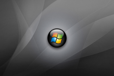 Das Windows Vista Grey Wallpaper 480x320
