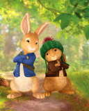 Fondo de pantalla Peter Rabbit with Flopsy 128x160