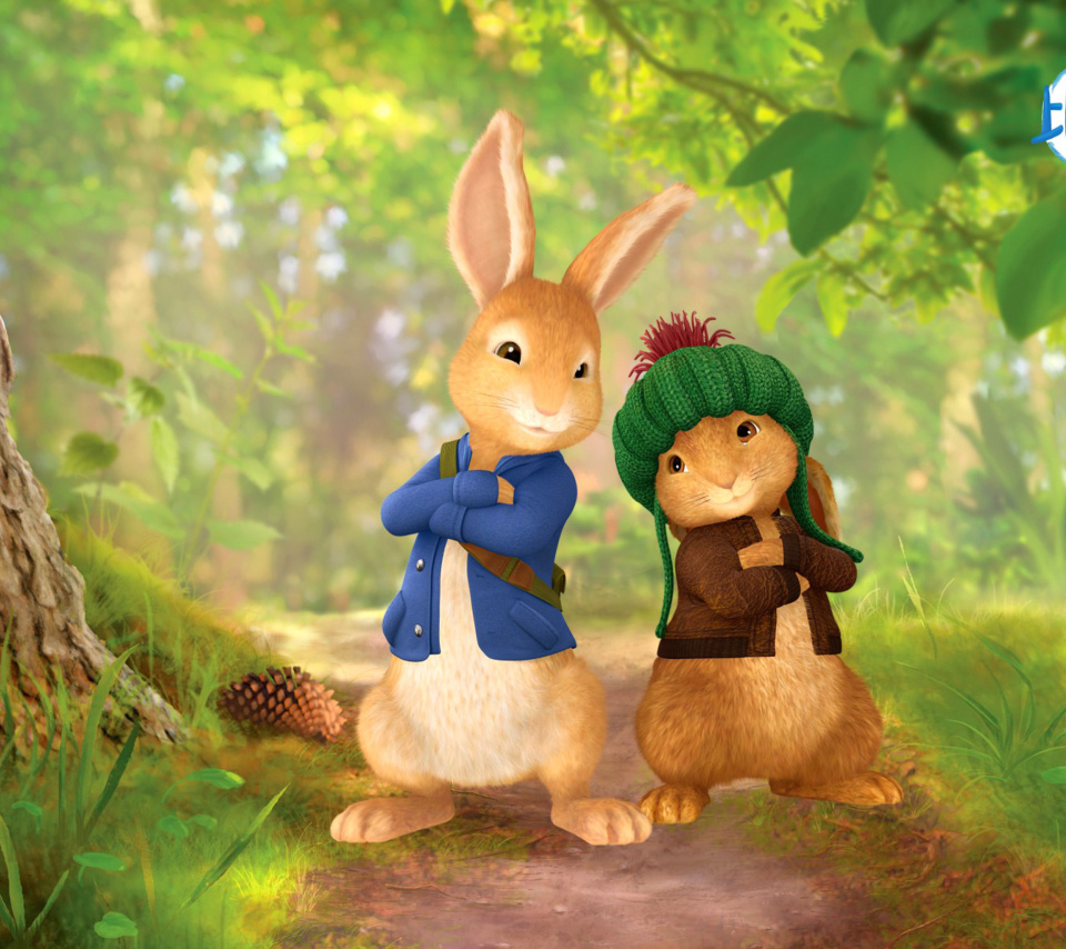 Sfondi Peter Rabbit with Flopsy 960x854