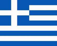 Обои Greece Flag 220x176