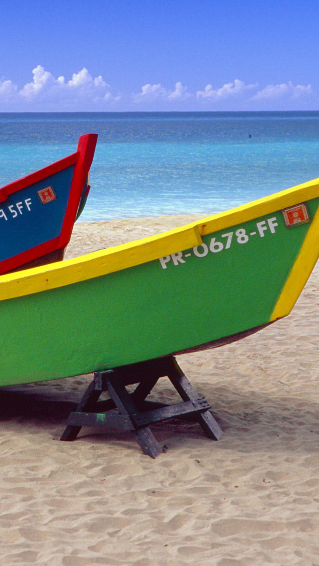 Обои Beach Puerto Rico 640x1136