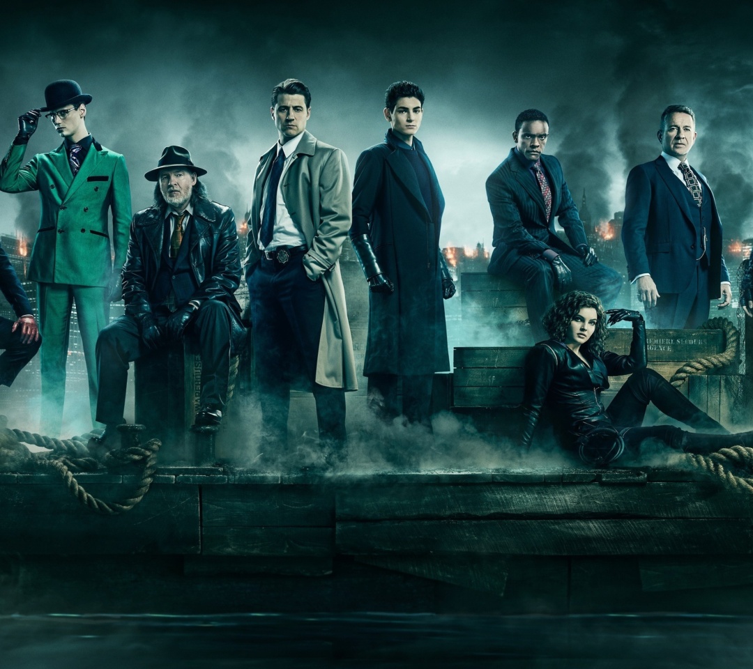 Sfondi Gotham Season 5 TV Series 1080x960