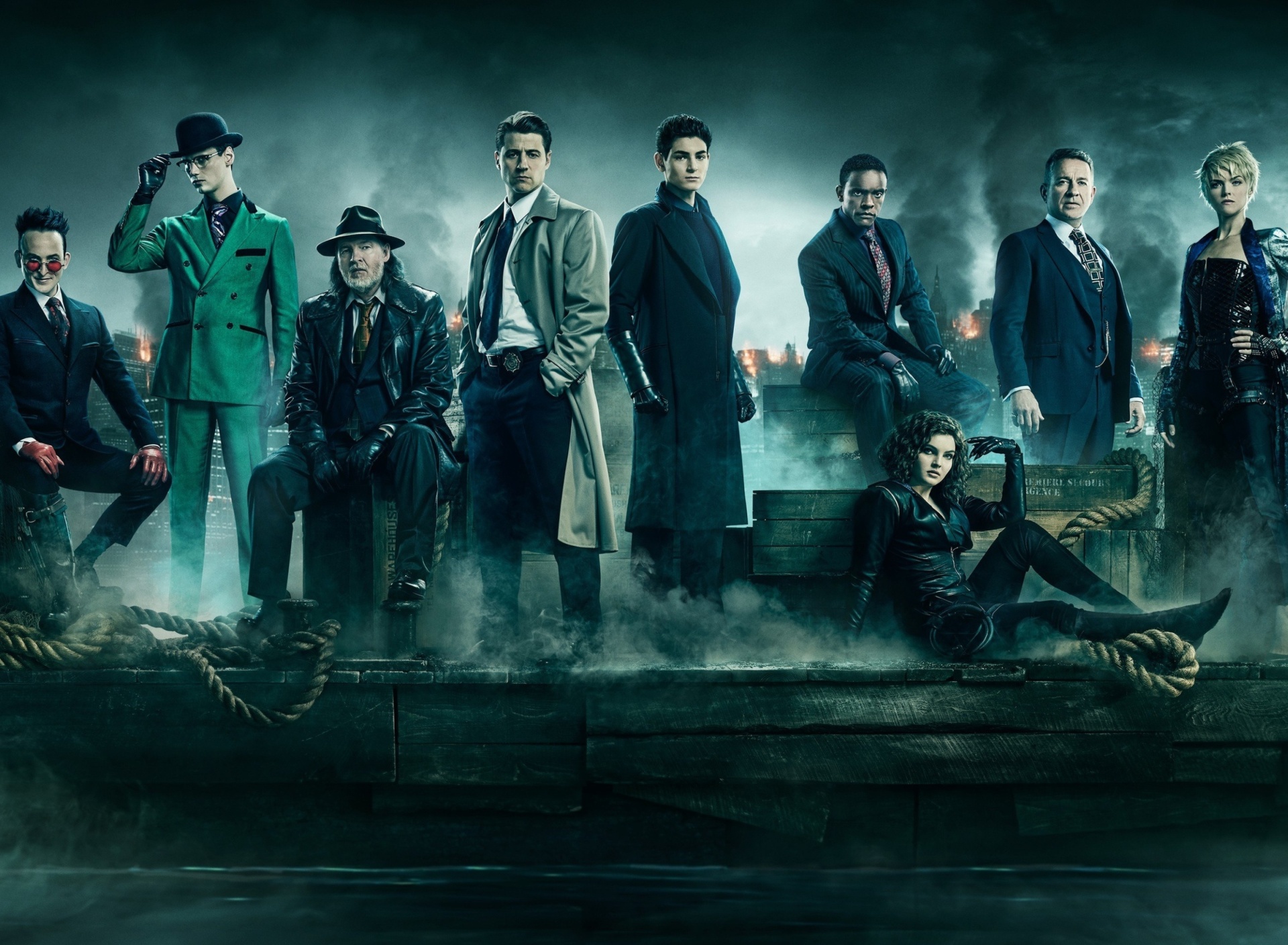 Fondo de pantalla Gotham Season 5 TV Series 1920x1408