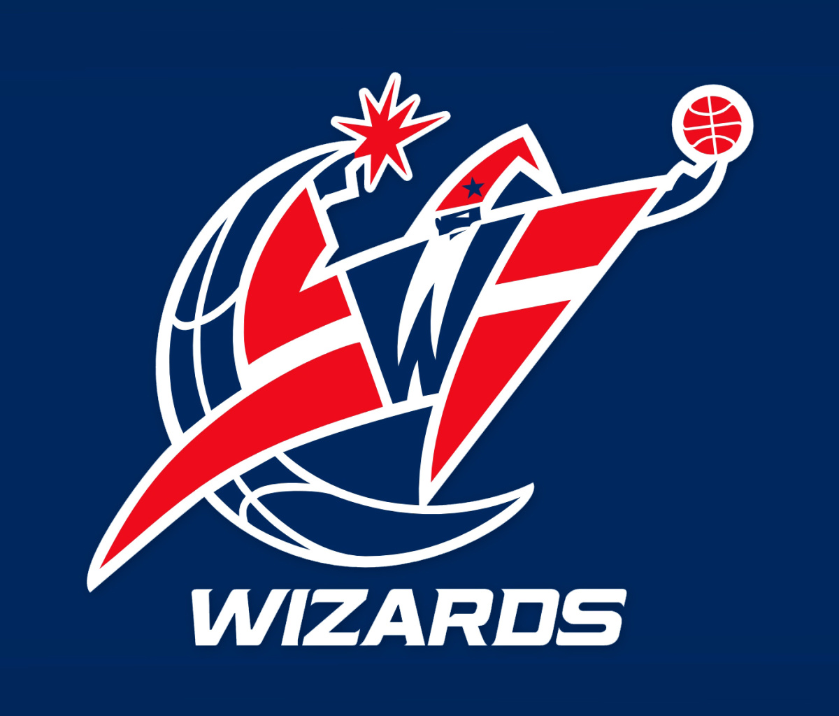 Fondo de pantalla Washington Wizards Blue Logo 1200x1024