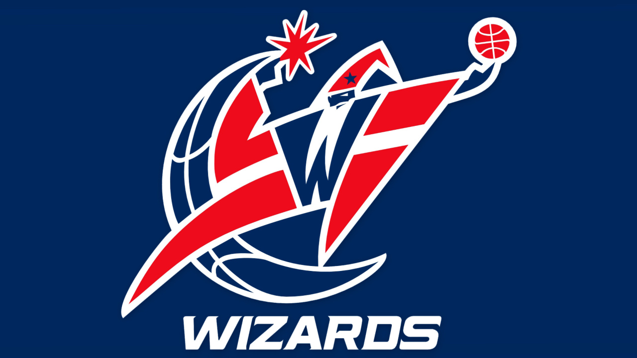 Fondo de pantalla Washington Wizards Blue Logo 1280x720