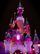 Обои Disney Xmas Castle 132x176
