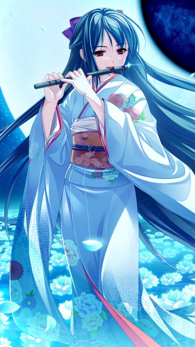 Tsukumo no Kanade - Kyuketsuki wallpaper 640x1136