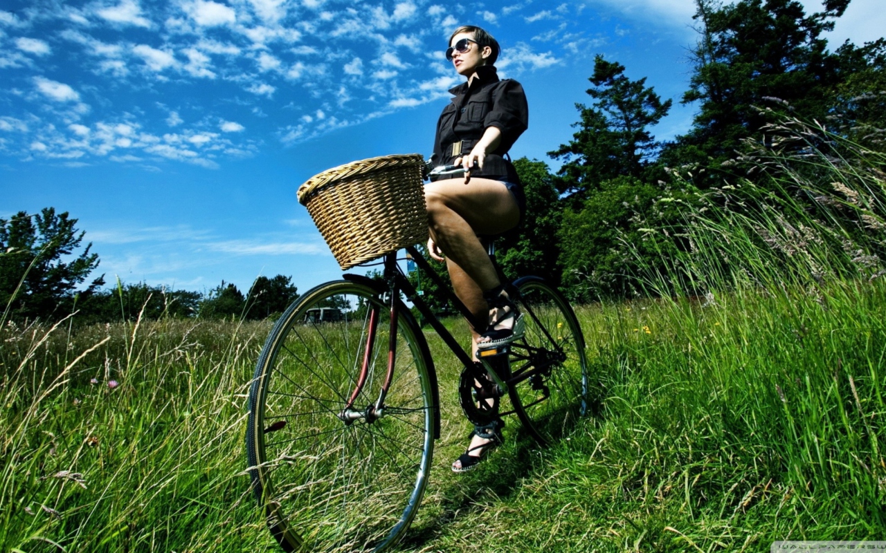 Bicycle Ride wallpaper 1280x800