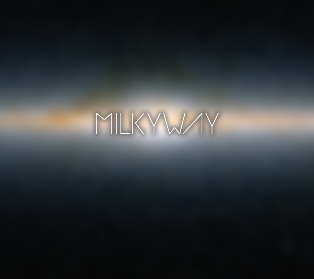 Das Milky Way Wallpaper 1080x960