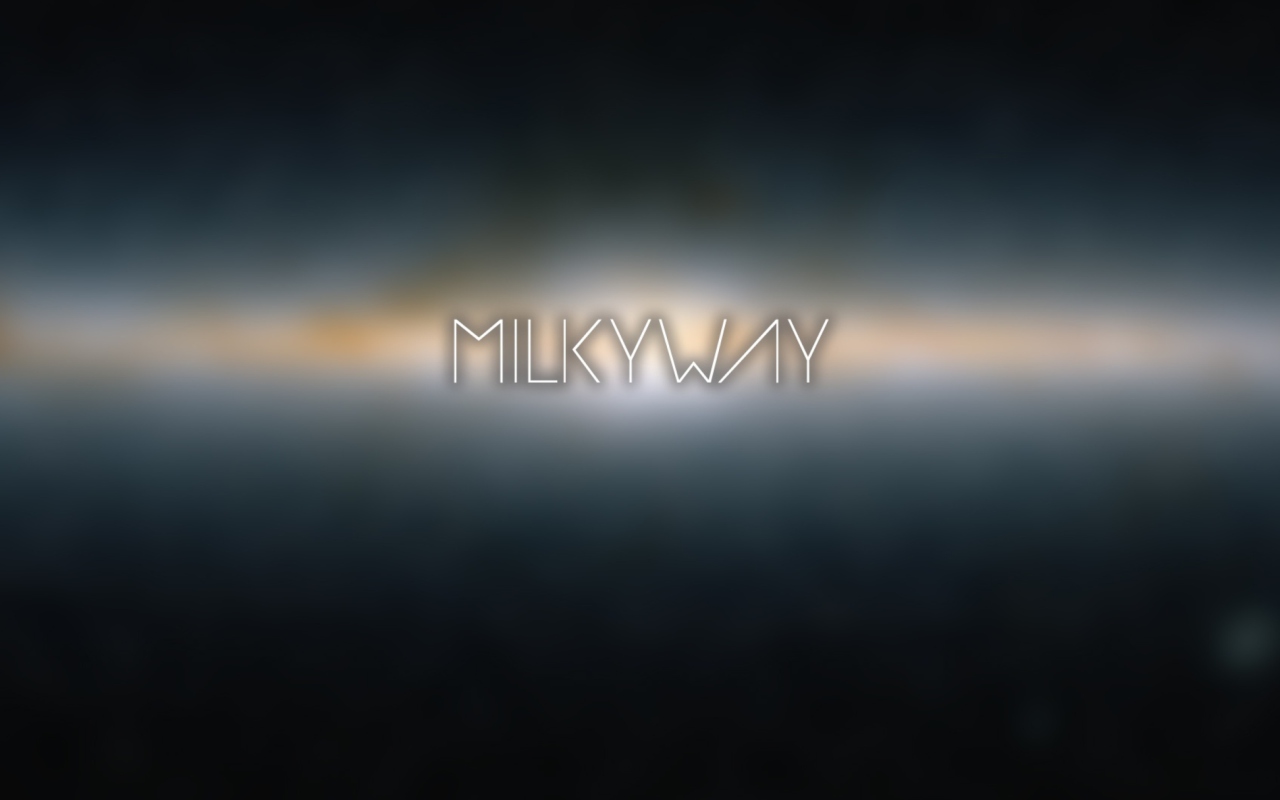 Milky Way wallpaper 1280x800