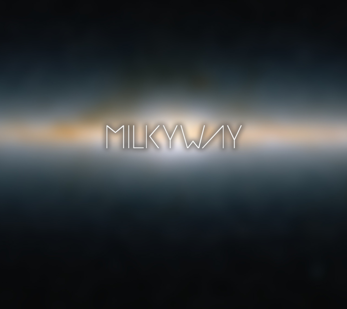 Fondo de pantalla Milky Way 1440x1280