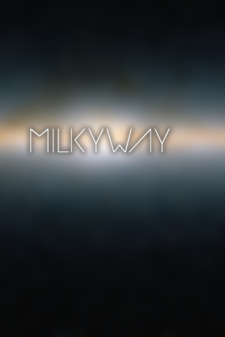 Milky Way wallpaper 320x480