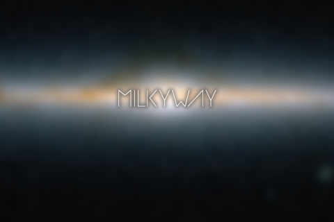 Milky Way wallpaper 480x320