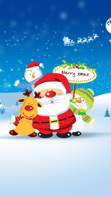 Fondo de pantalla Merry Christmas 360x640