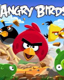 Das Angry Birds Rovio Adventure Wallpaper 128x160