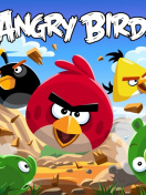 Screenshot №1 pro téma Angry Birds Rovio Adventure 132x176