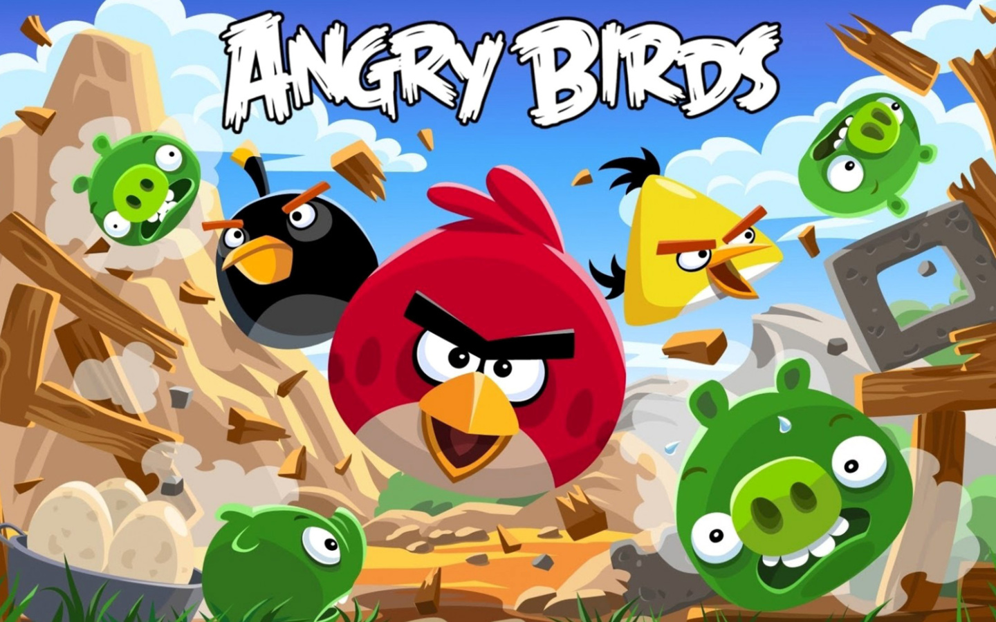 Sfondi Angry Birds Rovio Adventure 1440x900