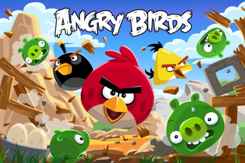 Обои Angry Birds Rovio Adventure 480x320