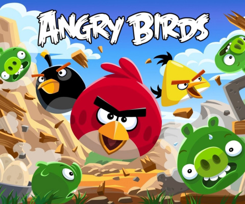 Das Angry Birds Rovio Adventure Wallpaper 480x400