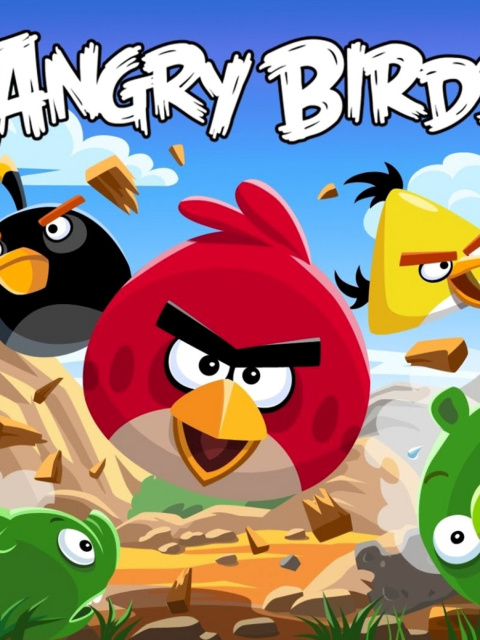 Angry Birds Rovio Adventure wallpaper 480x640