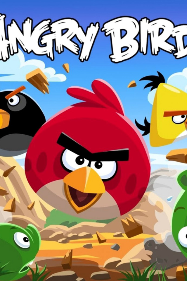 Das Angry Birds Rovio Adventure Wallpaper 640x960
