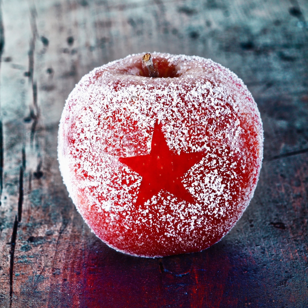 Fondo de pantalla Christmas Star Frozen Apple 1024x1024