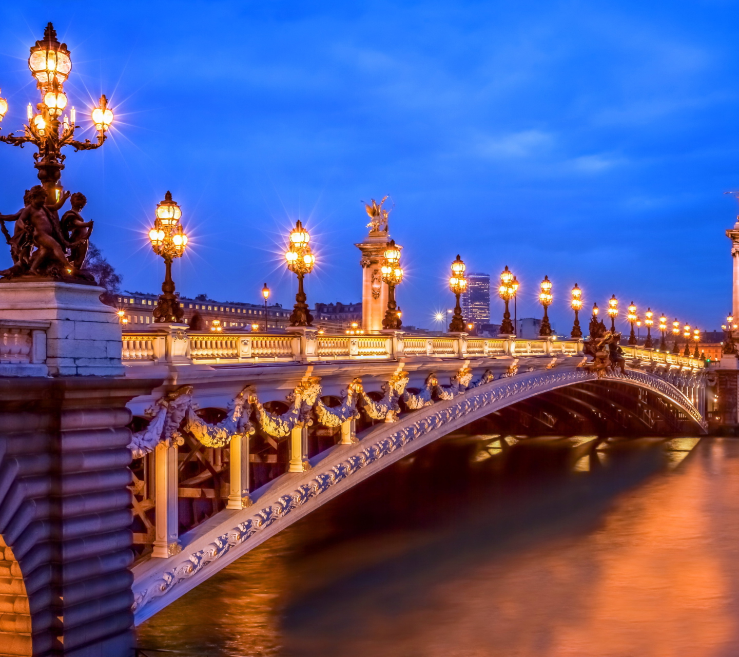 Обои Pont Alexandre III 1440x1280