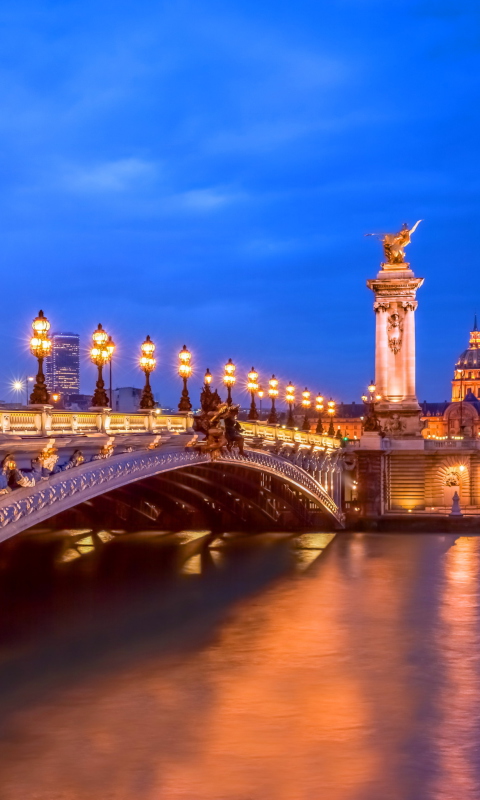 Pont Alexandre III wallpaper 480x800