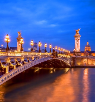 Kostenloses Pont Alexandre III Wallpaper für Samsung E1150