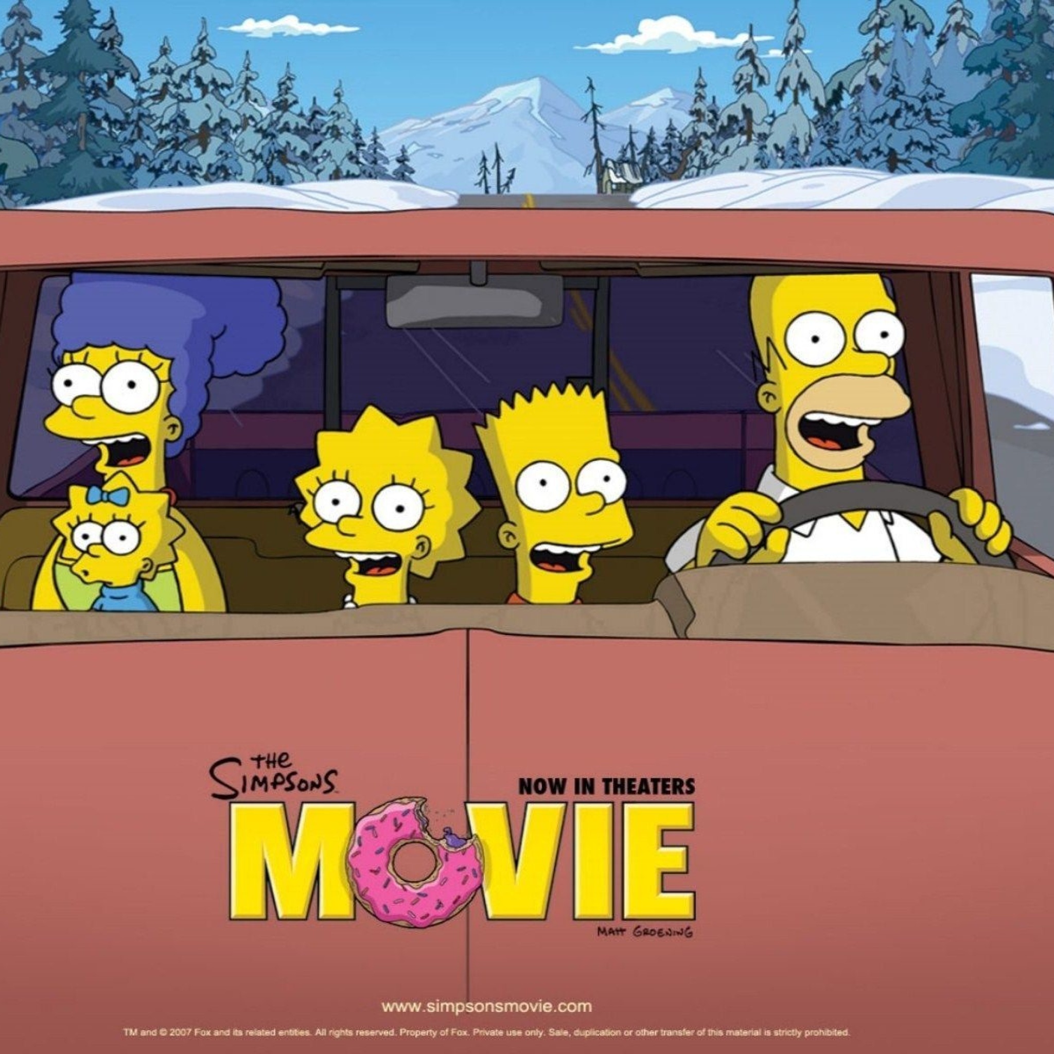 Sfondi The Simpsons Movie 2048x2048